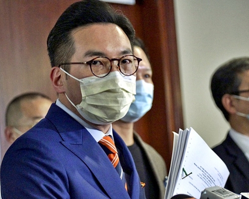 楊岳橋指欲捐薪予黃色經濟圈。資料圖片