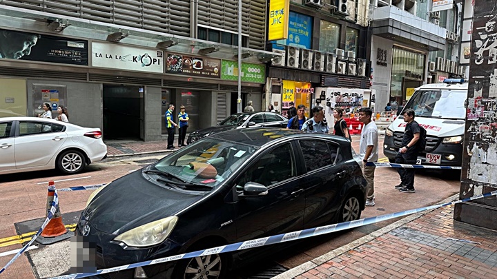 警方在佐敦截獲毒品快餐車。