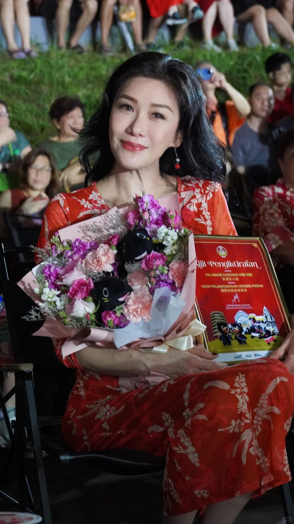 張慧儀非常興奮。 張慧儀非常興奮。