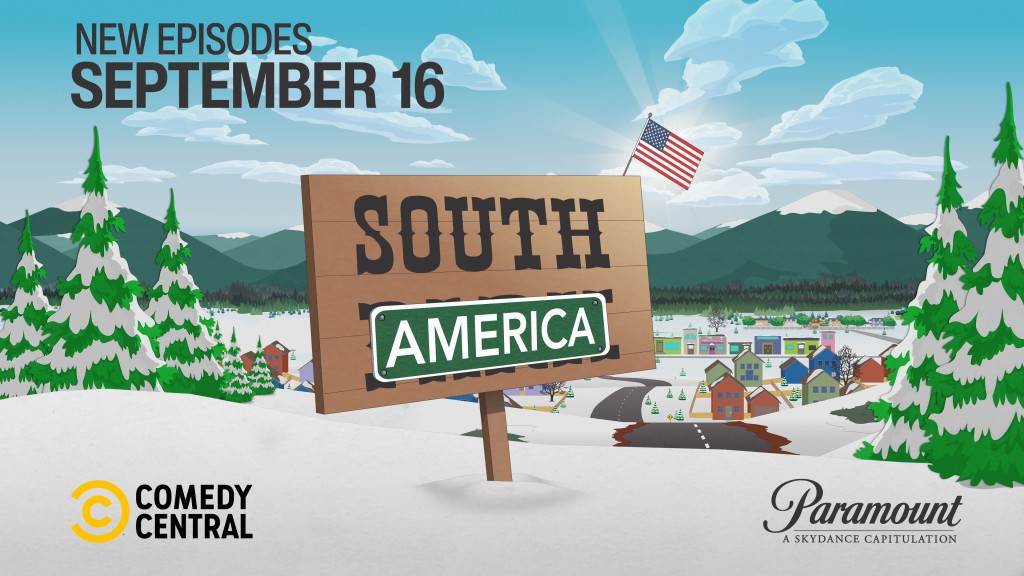 South Park宣布易名South America。 Ｘ平台