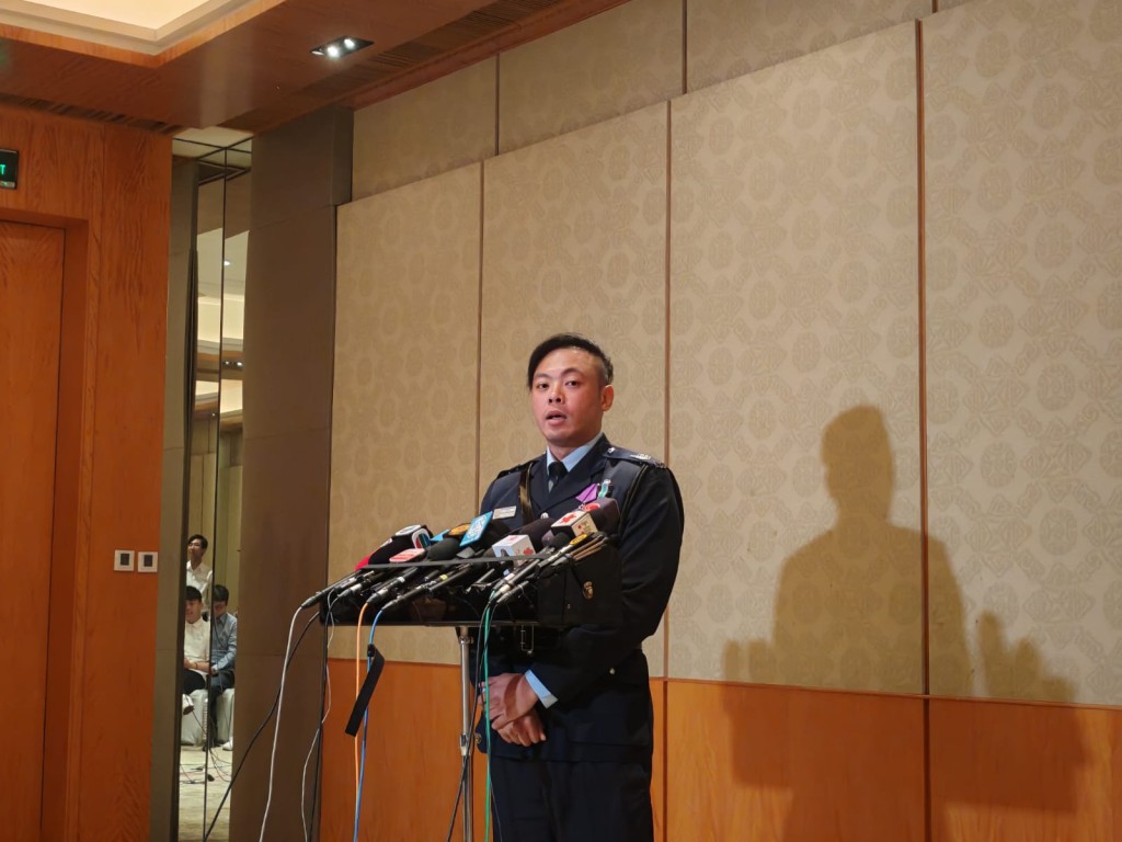 香港警員、「小虎Sir」梁鎮賢。 楊浚源攝 香港警員、「小虎Sir」梁鎮賢。 楊浚源攝