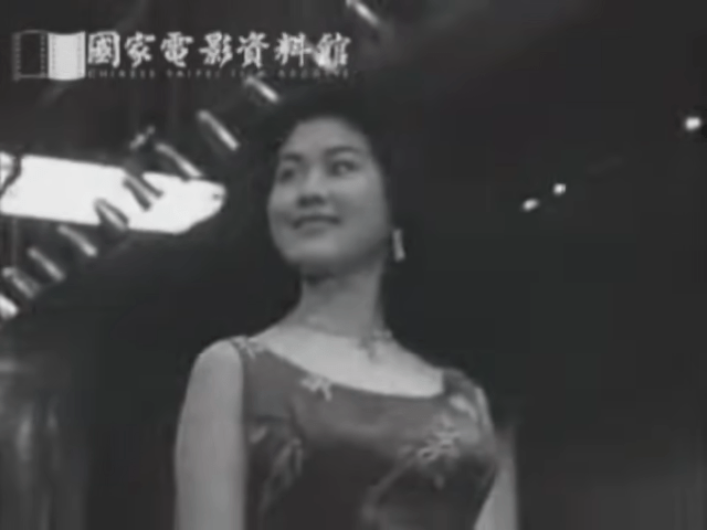 連戰夫人連方瑀半世紀前鉑當選台灣的「中國小姐」冠軍。（網上片段）
