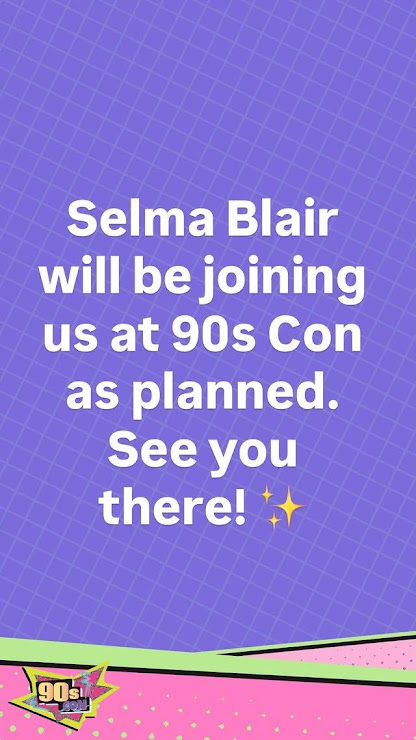 Selma出事後,90’s Con大會仍有在官方社交平台發文證實她會現身。 Selma出事後,90’s Con大會仍有在官方社交平台發文證實她會現身。