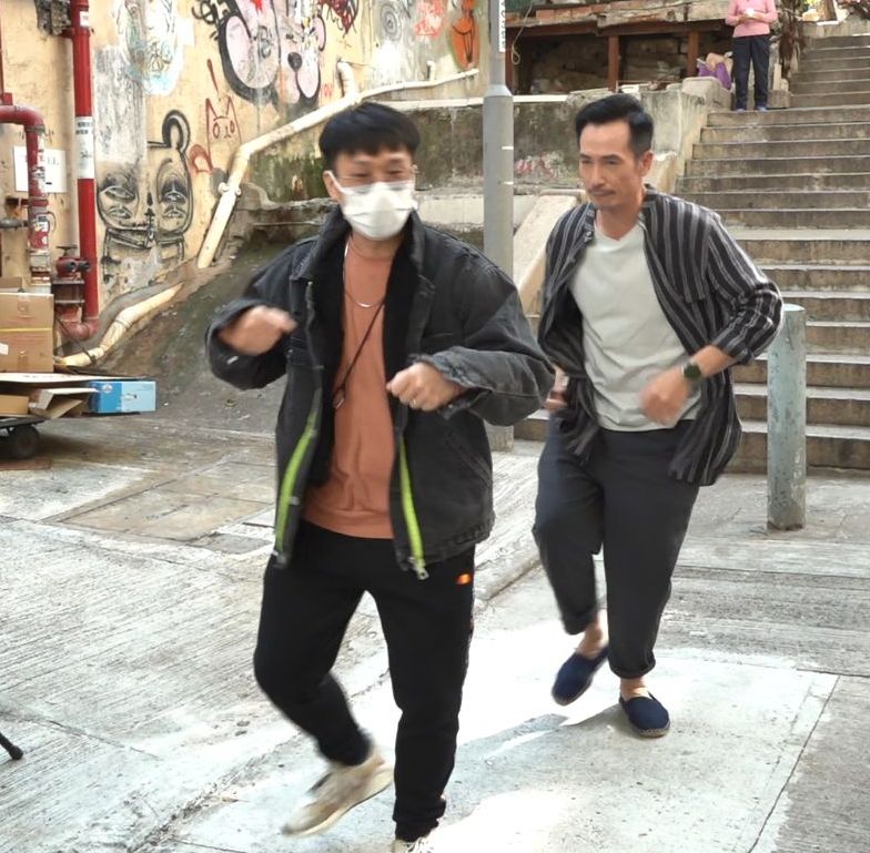 努力練習演出前陳豪爭取時間跟老師苦練作最後衝刺。