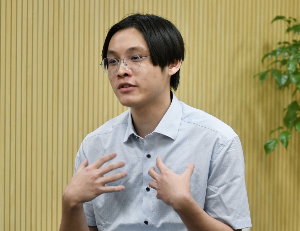 現正修讀香港中文大學環球商業學的李傑正曾參加民青局—聯合國義工實習計劃。何君健攝 現正修讀香港中文大學環球商業學的李傑正曾參加民青局—聯合國義工實習計劃。何君健攝