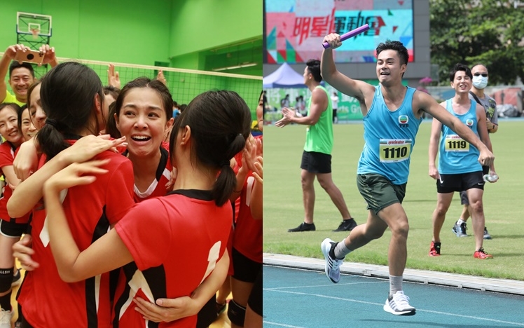 红A队队长梁丽翘激动爆喊。