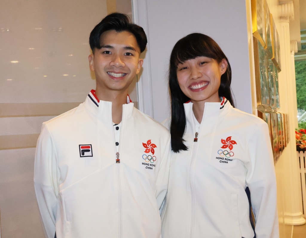 香港壁球一姐何子樂坦言難得跟武術男友楊頌熹一齊出戰同一個運動會。徐嘉華攝