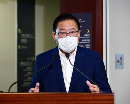 林健鋒建議工商界向已接種疫苗的市民提供優惠。
