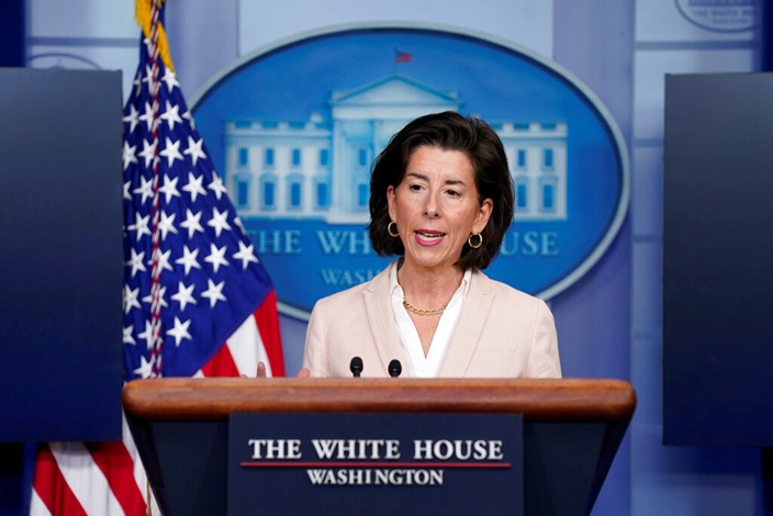 美国商务部长雷蒙多(AP图片)