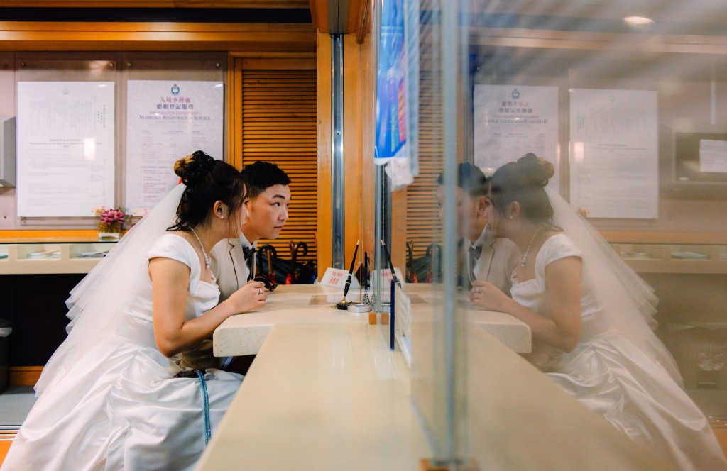 跨境婚姻的模式發生重大變化。資料圖片