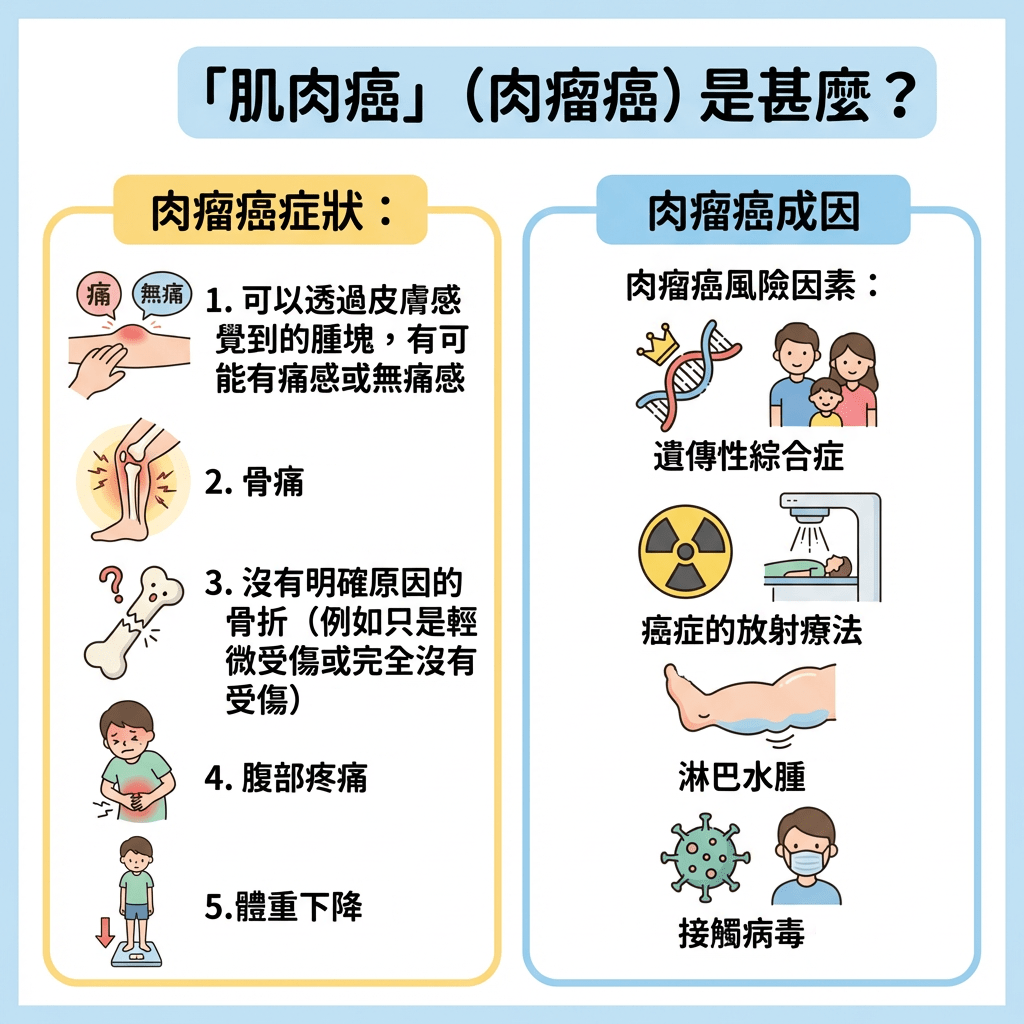 「肌肉癌」（肉瘤癌）是甚麼？