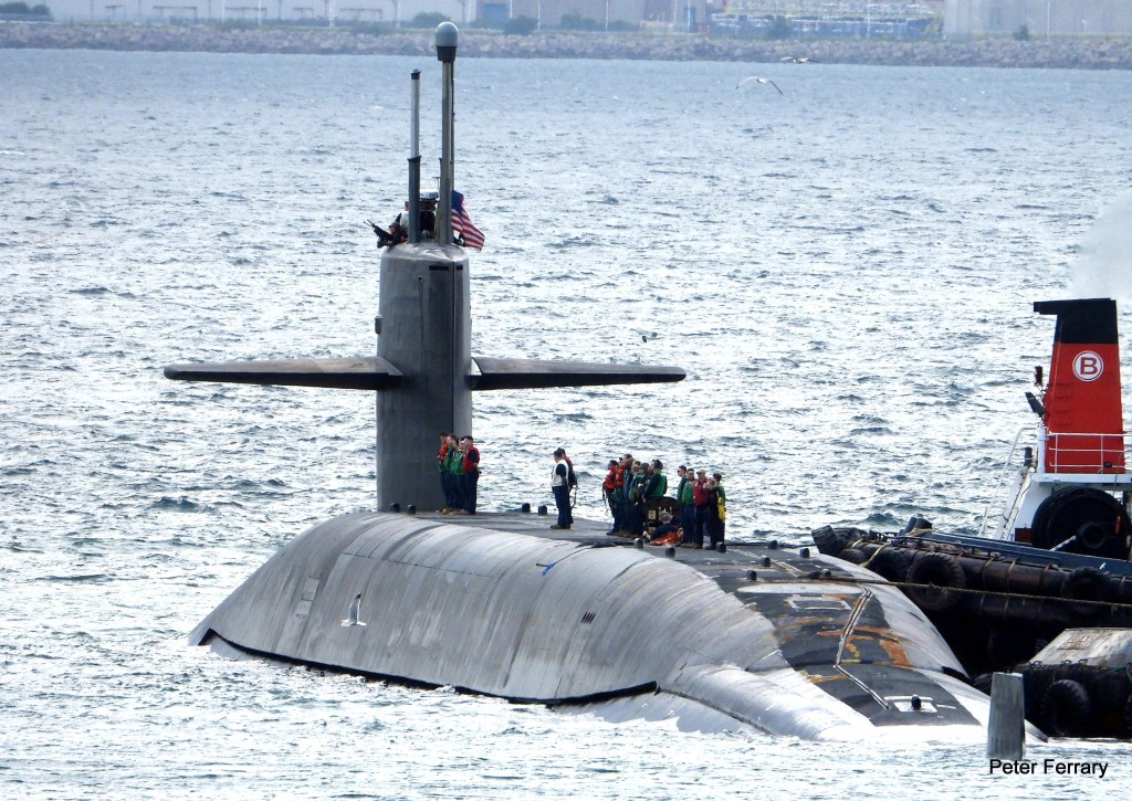 近25年來，美軍俄亥俄級潛艦第三次出現在直布羅陀海峽。PeterFerrary@X