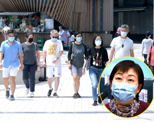 張竹君指,社區或有隱性傳播鏈,需要社會警覺。
