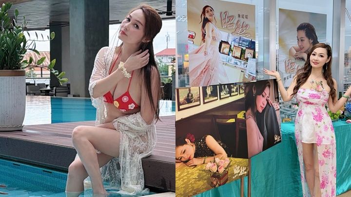 昭昭首本噴血寫真集吳哥窟取景 全不P圖展現女性成熟美：唔使同十八廿二比較。