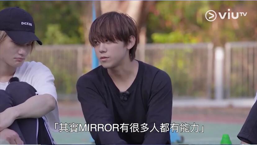 姜濤作為人氣成員，自言盡力為MIRROR好，問心無愧。