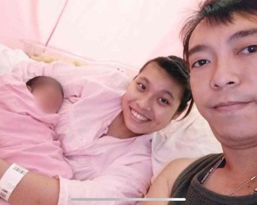 被告張應輝（右）指離家僅是想嚇嚇妻子（中）無諗過蓄意殺死個囡。網圖