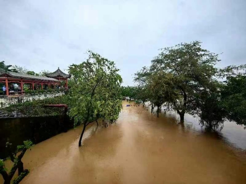 广东北江今年4月迎来第1号洪水。