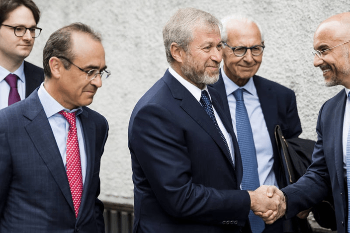 俄羅斯石油大亨施維德勒(圖中)的2架私人飛機遭英國扣押。