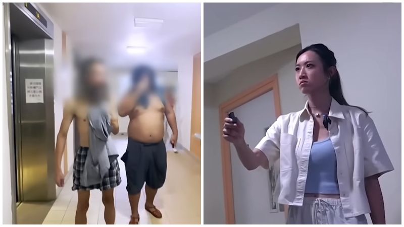 東張西望丨公屋野人父子霸後樓梯惹公憤 終極清場冇得留低 主播甘詠寧無懼惡言相向獲讚得體