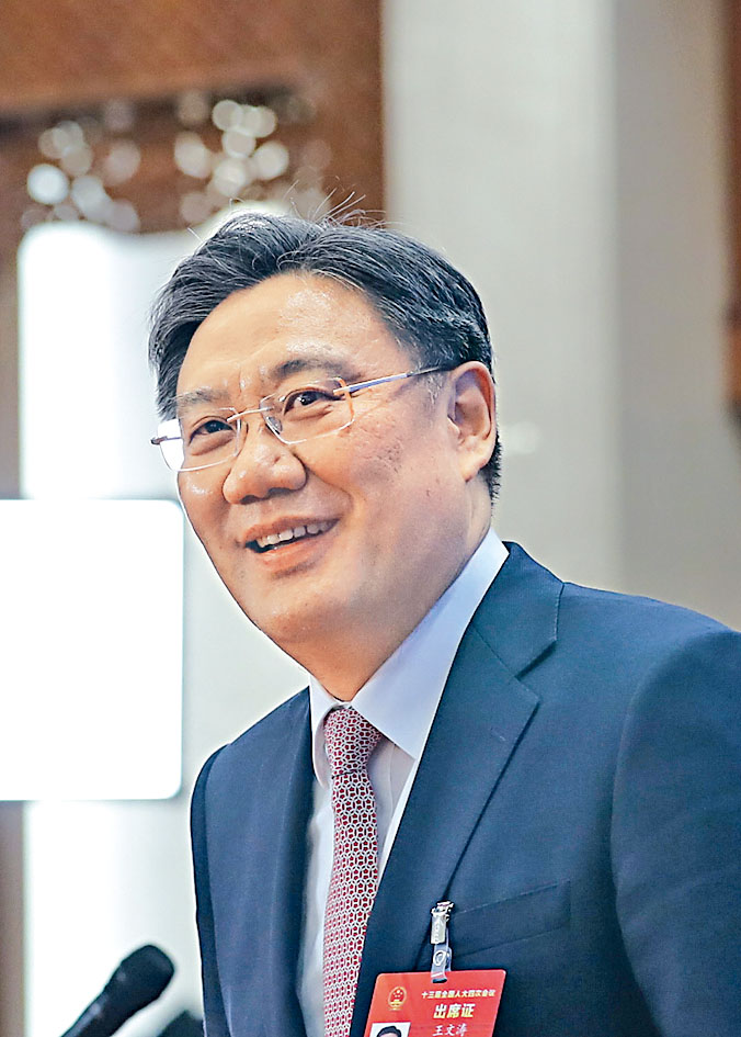 王文濤（圖）昨日和雷蒙多通話。