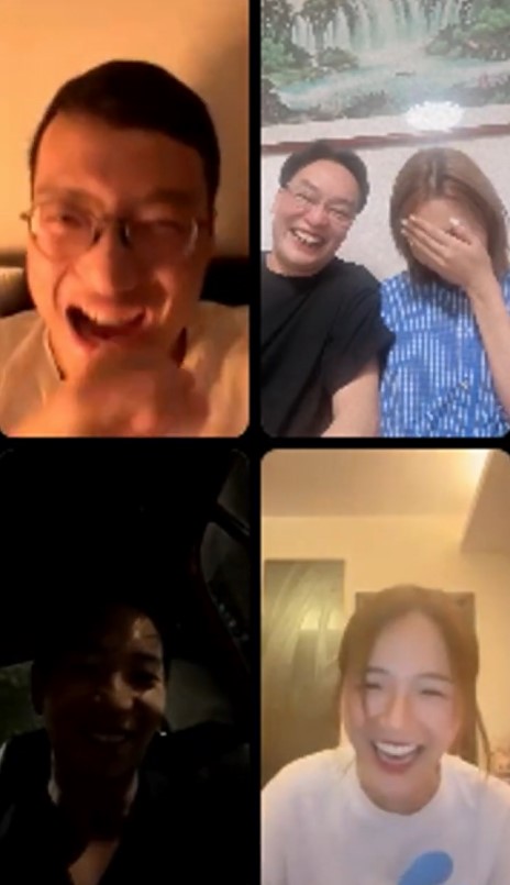 Matthew表現硬晒軚，關爸爸就十分大方。