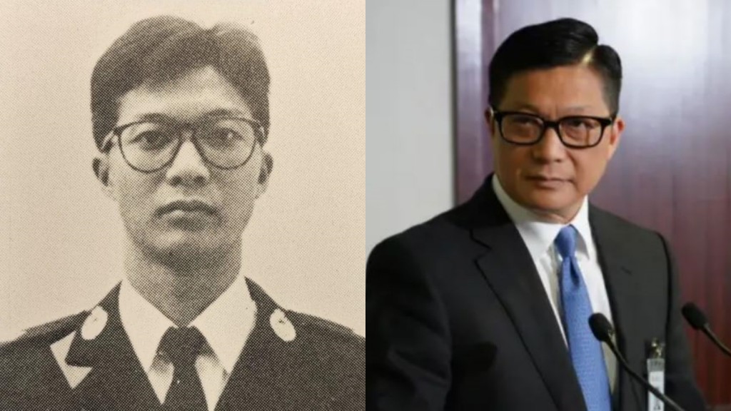 鄧炳強於社交平台公開學堂督察LOOK靚仔相。鄧炳強FB