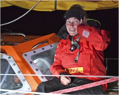 古多爾是金球帆船賽最年輕也是唯一的女參賽者。AP 