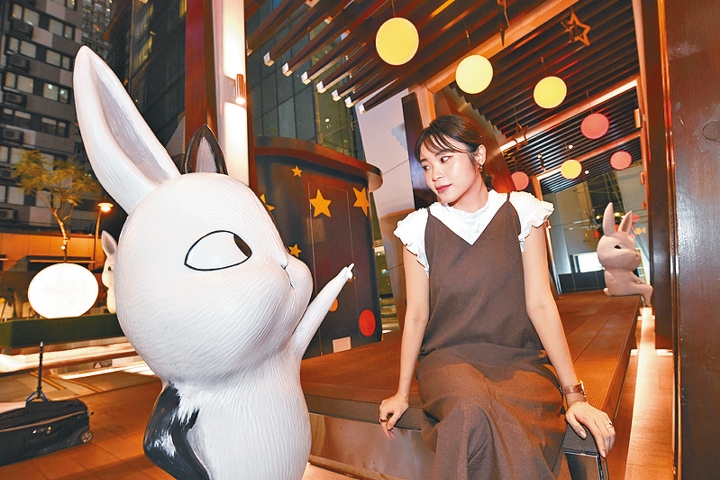 可愛的「肉包」吸引不少人前來打卡。