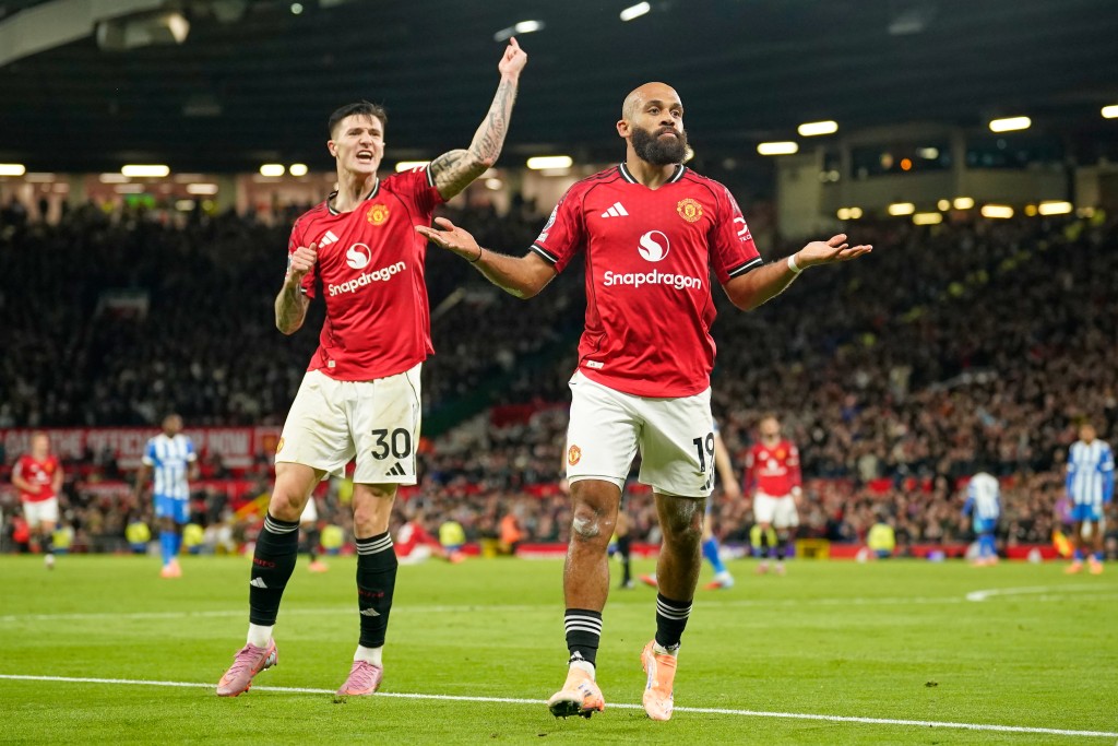 麥比奧莫梅開二度。美聯社