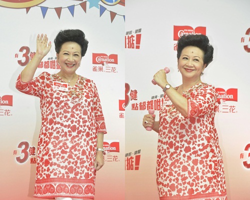 家燕姐仍充满活力，故不言退。