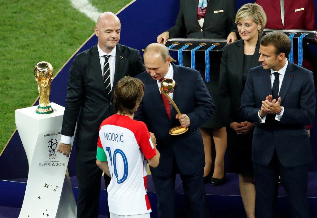 克羅地亞為18年世盃亞軍。Reuters資料圖片
