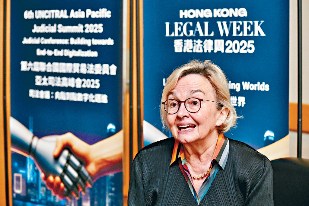 聯合國國際貿易法委員會秘書長Anna Joubin-Bret。