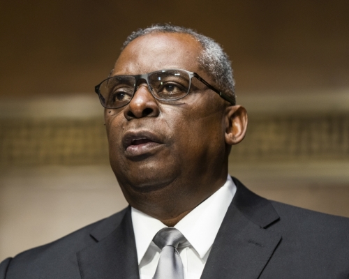 國會批准豁免，奧斯汀有望成美國首位非裔防長。AP圖