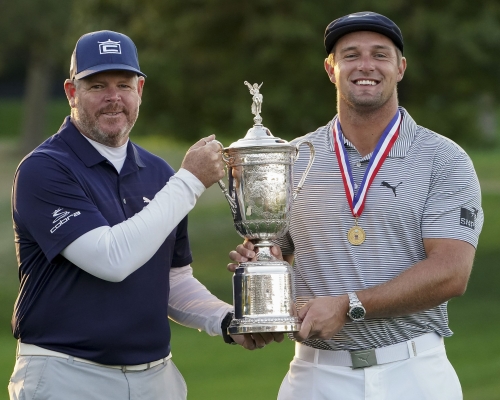 迪森比奥超越同胞禾夫夺美国高球公开赛冠军。AP