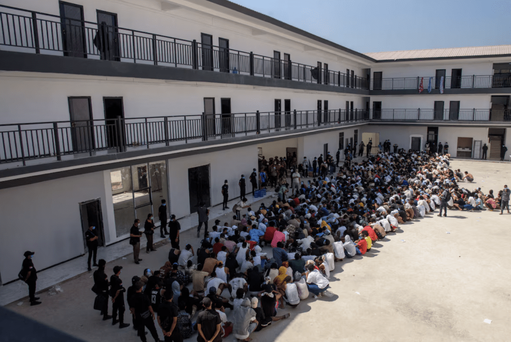 緬甸政府近期大力掃盪區內的詐騙園。路透社 緬甸政府近期大力掃盪區內的詐騙園。路透社