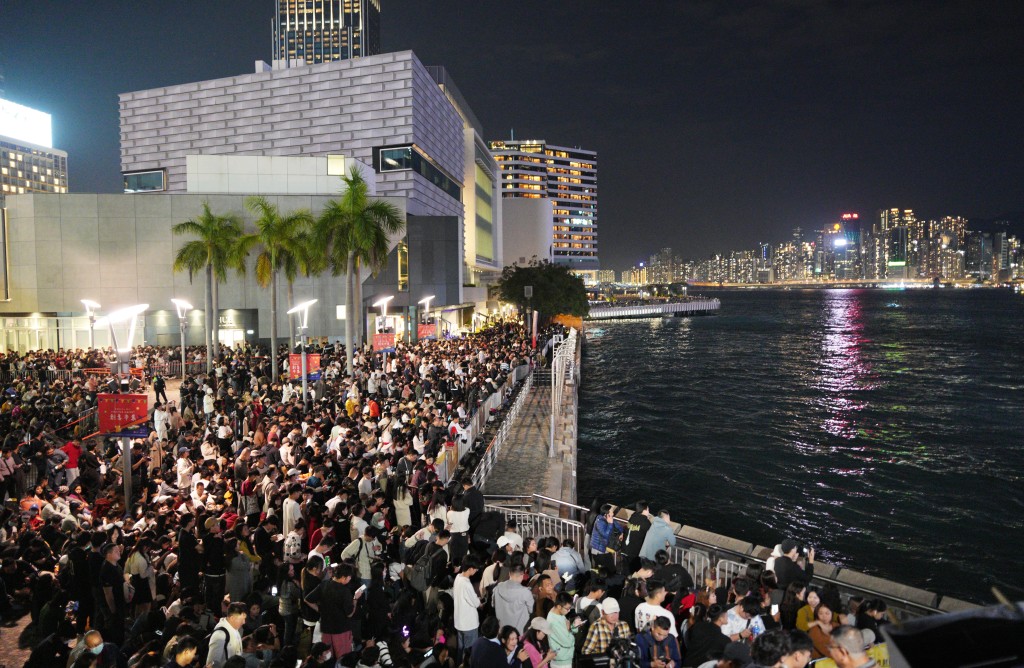 除夕夜將有煙花表演。資料圖片