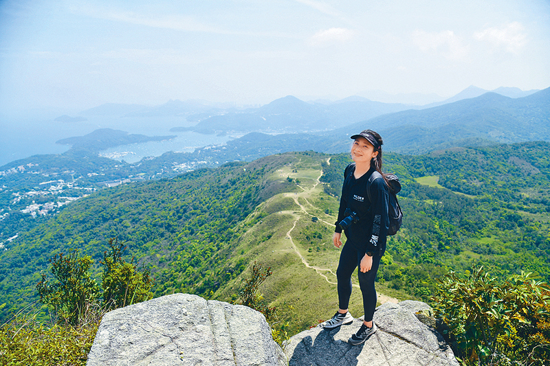 ●我曾與Melody同行，登上大金鐘賞景。