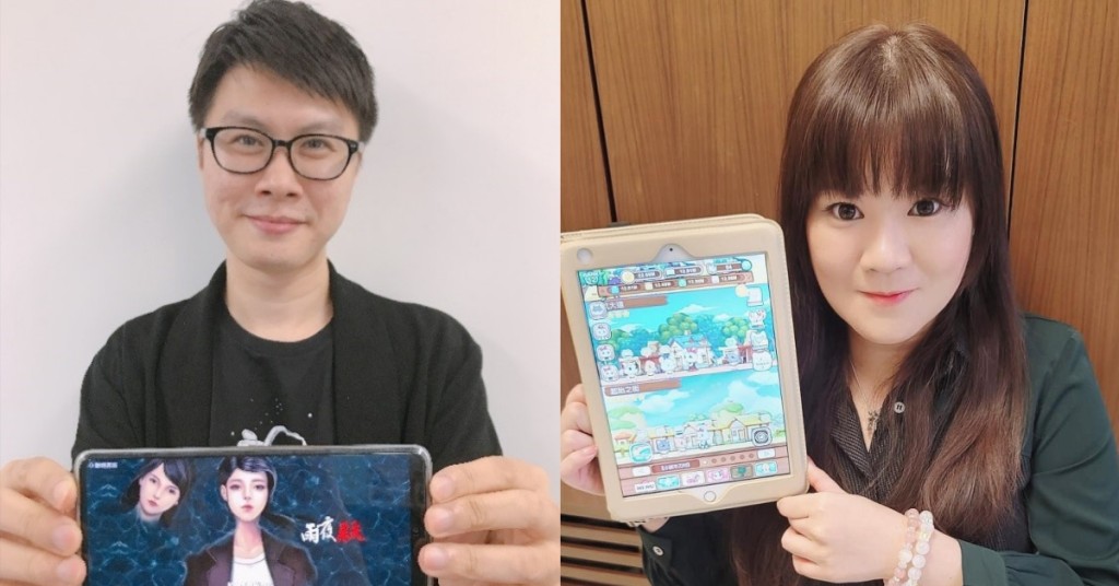 (左)真誠工作室行政總裁王兆聰；(右)原作工作室董事﹙外務﹚王翊綾。