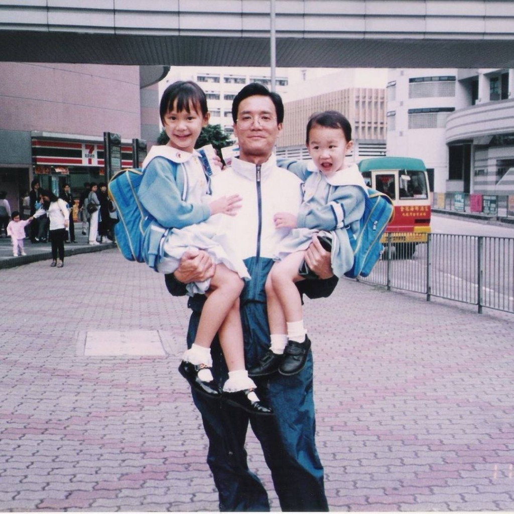 麥振江大女麥詩敏曾貼出童年與爸爸的合照。