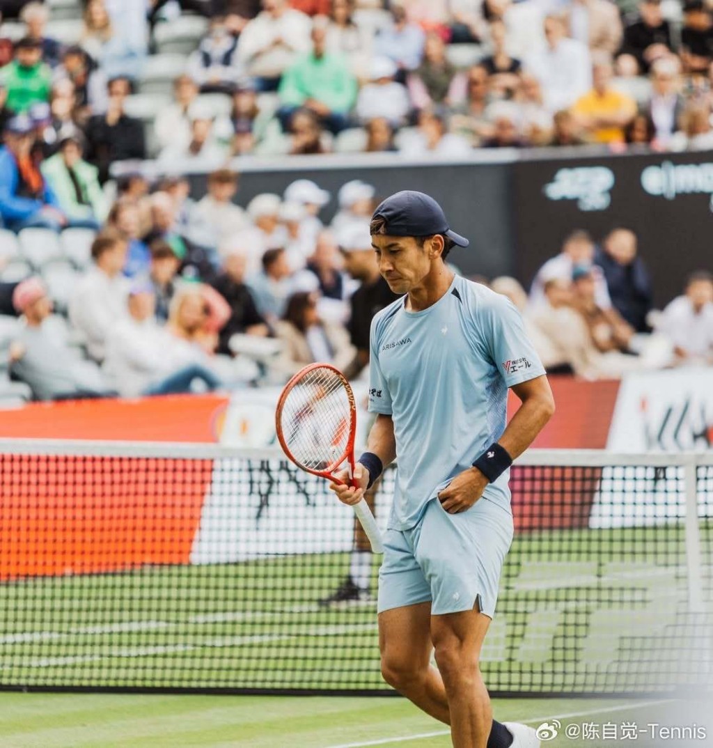 岛袋将于去年首尔挑战赛决赛击败黄泽林。微博@陈自觉-Tennis