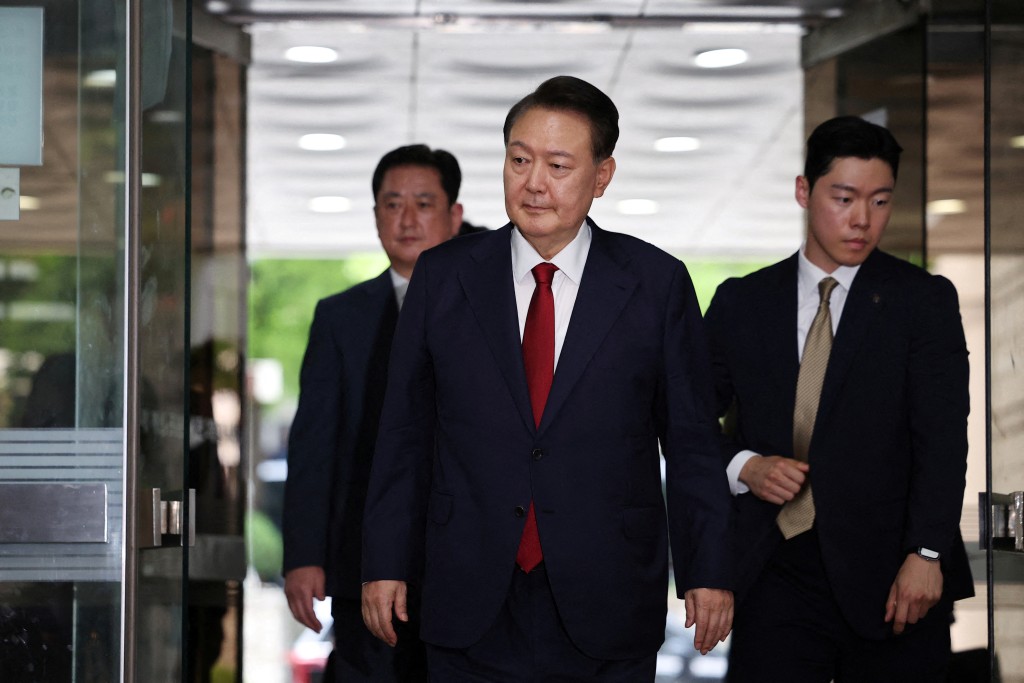 尹錫悅再出庭受審。路透社