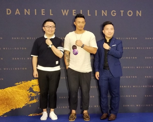 張繼聰出席 DANIEL WELLINGTON 元朗新店開幕禮。