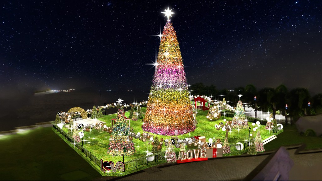 海濱聖誕小鎮將換上新裝飾，11月24日起於西九藝術公園海濱草坪登場。旅發局提供