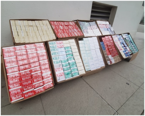海關檢36萬元私煙。