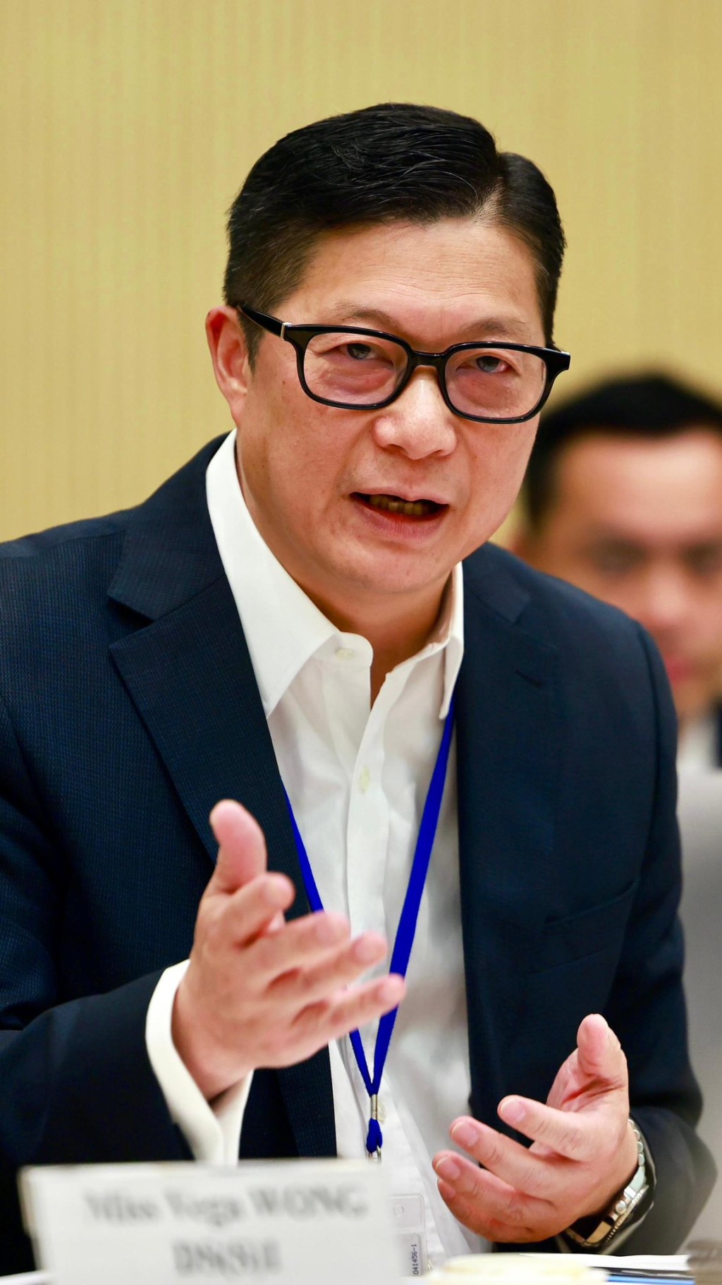 保安局局長鄧炳強。鄧炳強fb