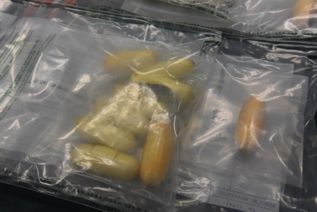 海关检获2.7公斤怀疑可卡因及2.1公斤海洛英，估计市值约460万元。