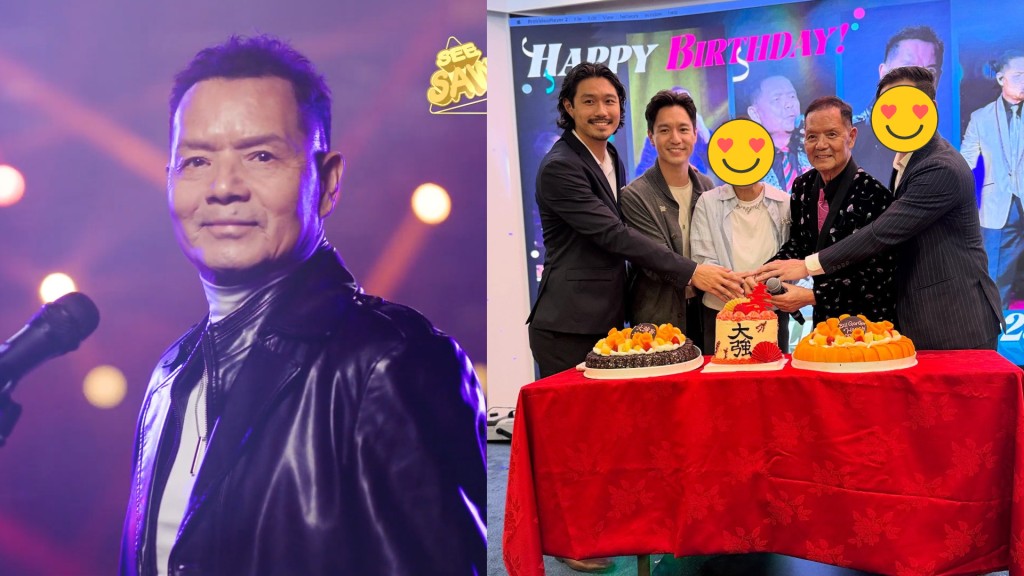 吳大強生日任職公務員太太罕露面  打扮樸素保養得宜   愛子現身「消防之星」長子西裝look型爆到場