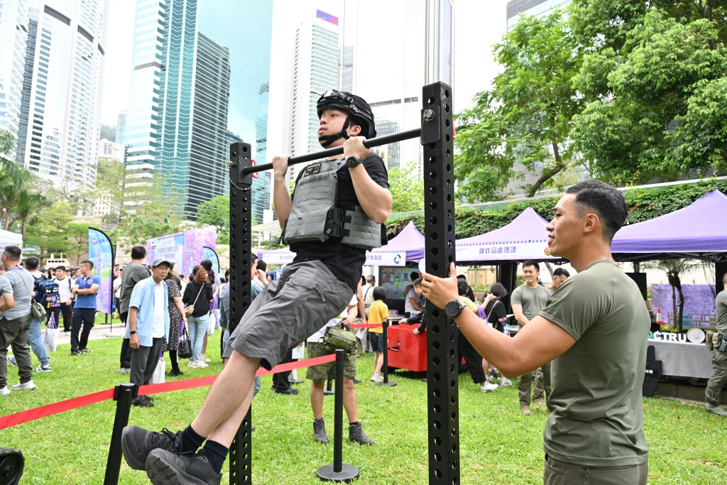 有多個警察單位展示裝備，配合精彩表演，與眾同樂。