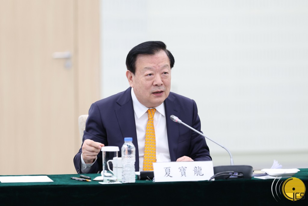 夏寶龍澳門與工商界人士座談。澳門新聞局圖片 夏寶龍澳門與工商界人士座談。澳門新聞局圖片