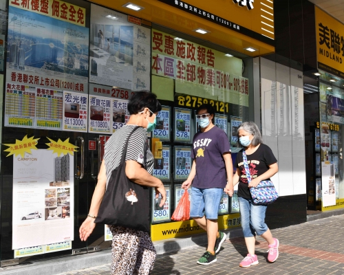 屋苑租金按年下挫,跌幅達5%至16%。
